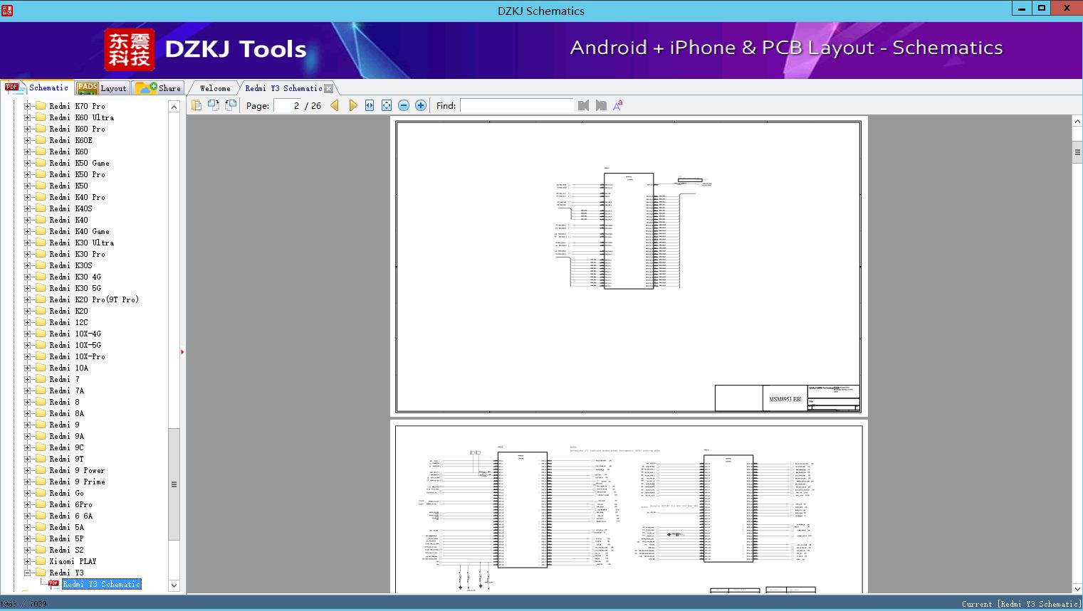 Redmi Y3 Schematic